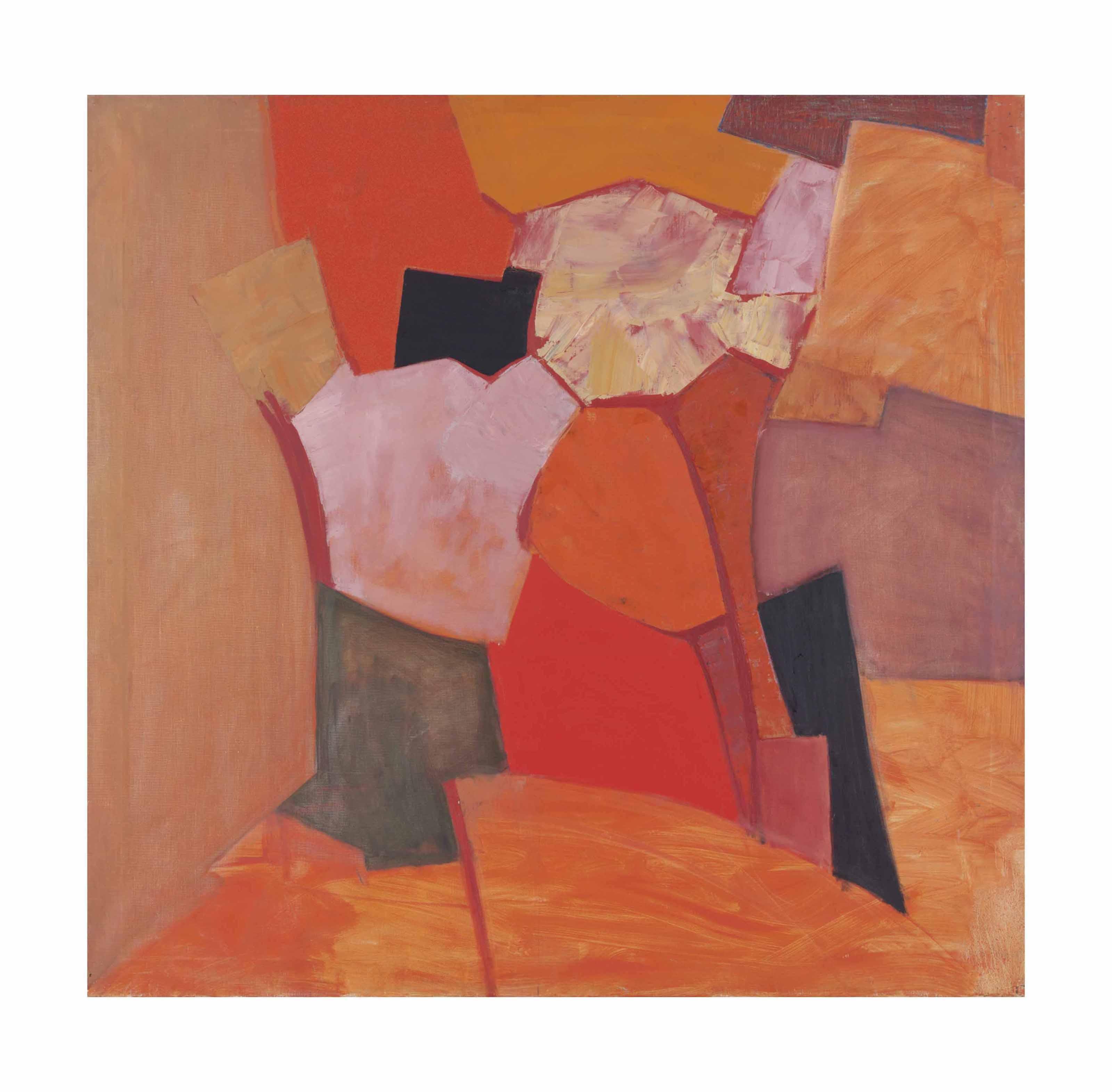 Adrian Heath - Composition, 1957