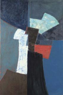 Adrian Heath - Composition: Blue And Red