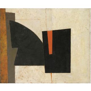 Adrian Heath - Composition: (Divided Form) 1955