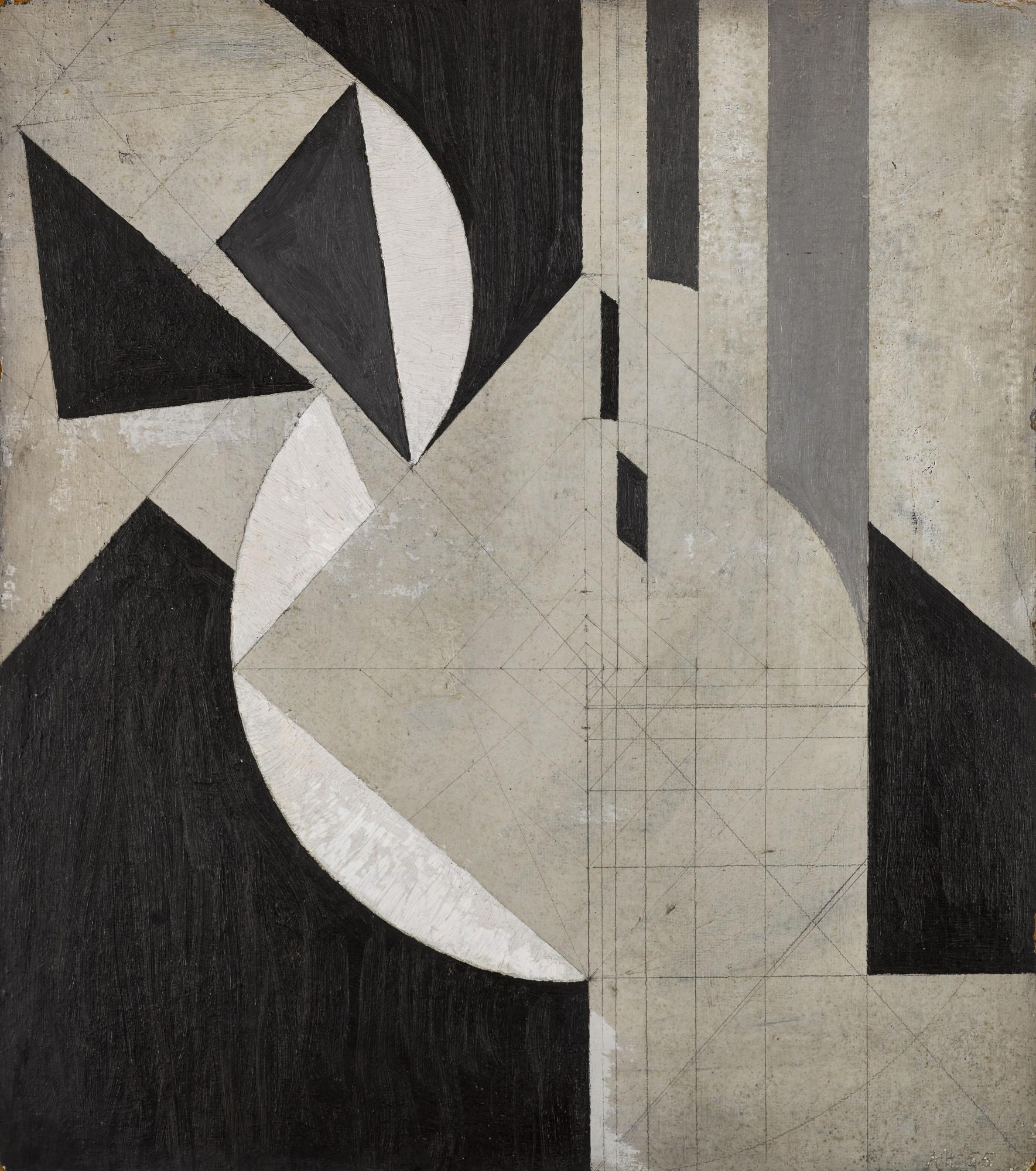 Adrian Heath - Untitled (Black/White)