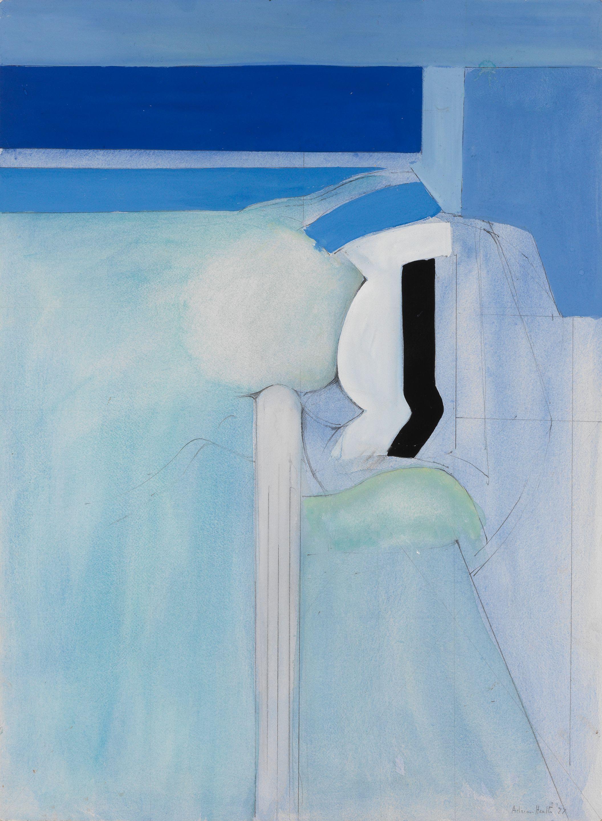 Adrian Heath - Untitled (unframed)