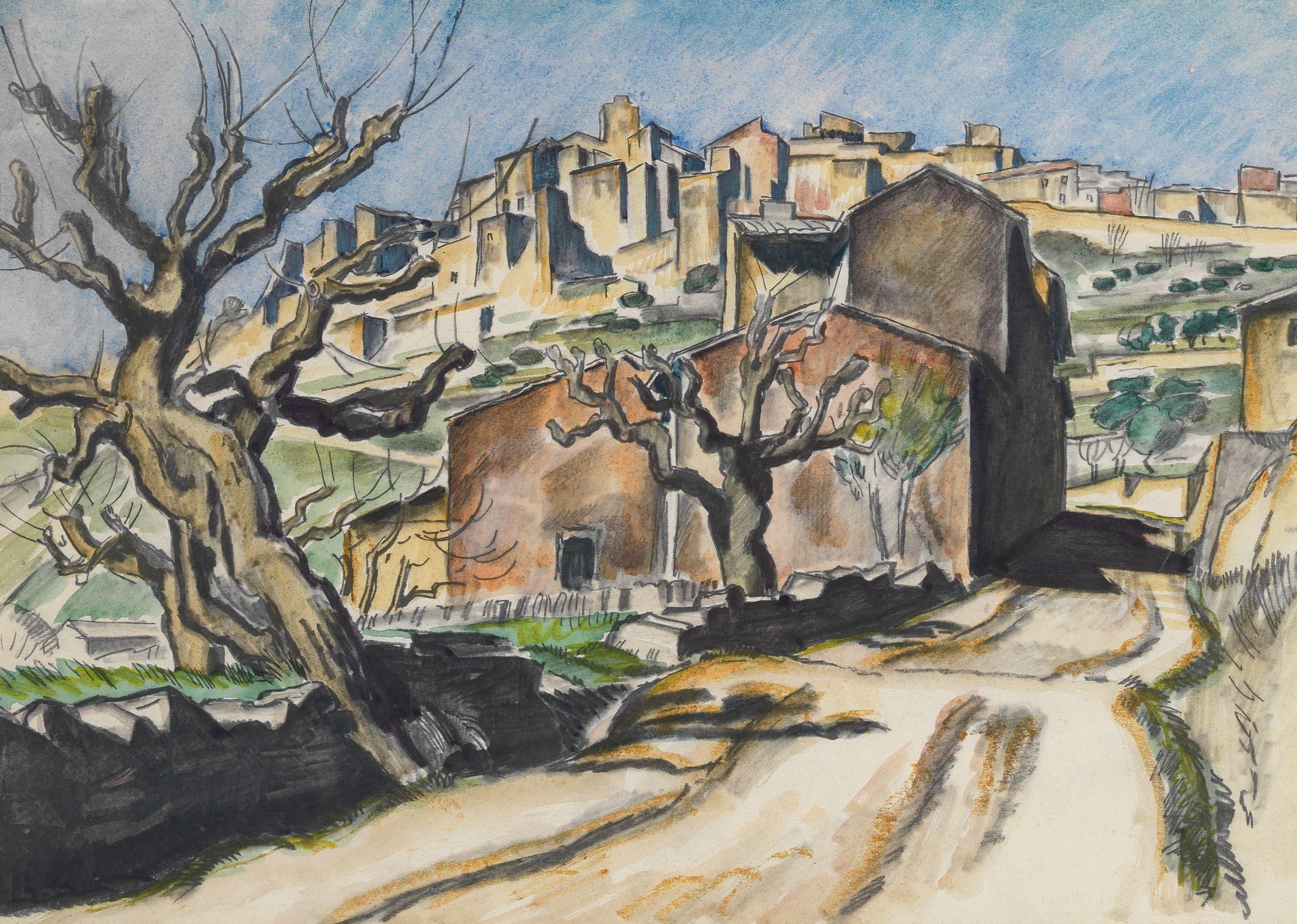 Adrian Paul Allinson - Mediterranean Village
