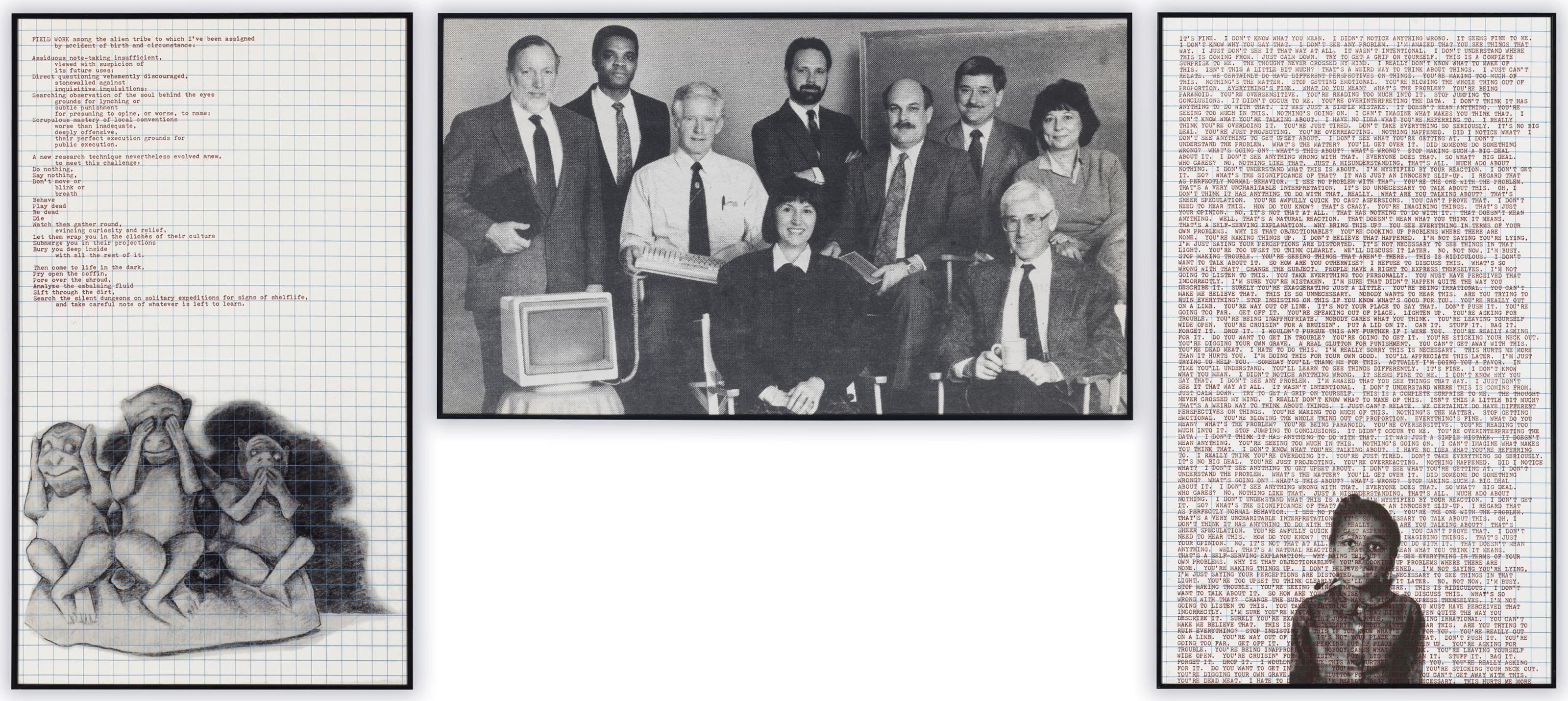 Adrian Piper - Decide Who You Are #22: Field Work