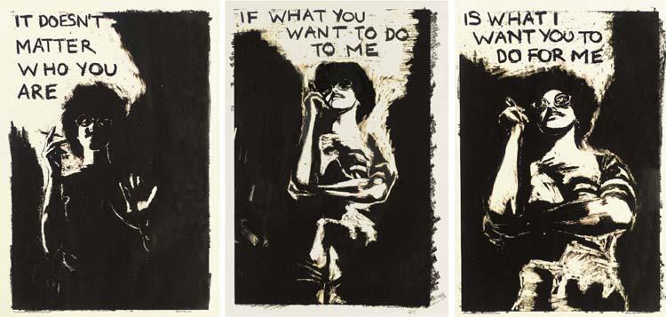 Adrian Piper - Mythic Being: It Doesn\'T Matter Who You Are If What You Want To Do To Me Is What I Want You To Do For Me