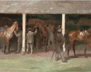 Adrian Ramos - Saddling Boxes, Epsom