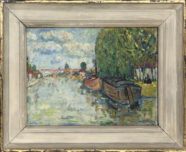 Adrian Ryan - Canal Barges