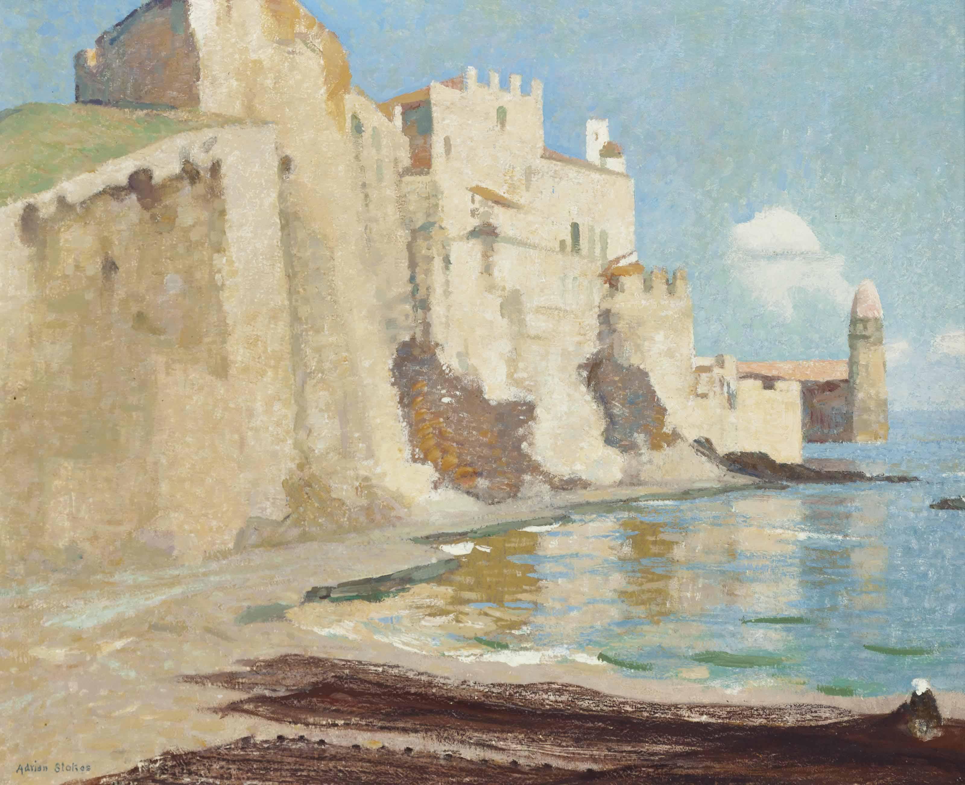 Adrian Scott Stokes, R.A. - Collioure, the Net-mender