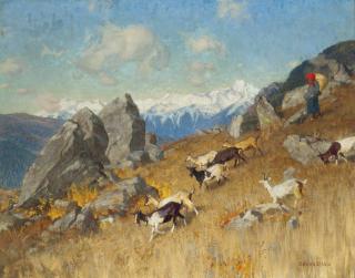 Adrian Scott Stokes R.A. - Moving to fresh pastures