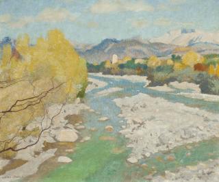 Adrian Scott Stokes, R.A. - River landscape, France