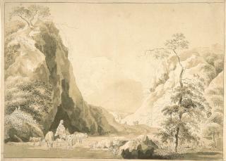 Adrian Zingg - Hirten im Plauenschen Grund.