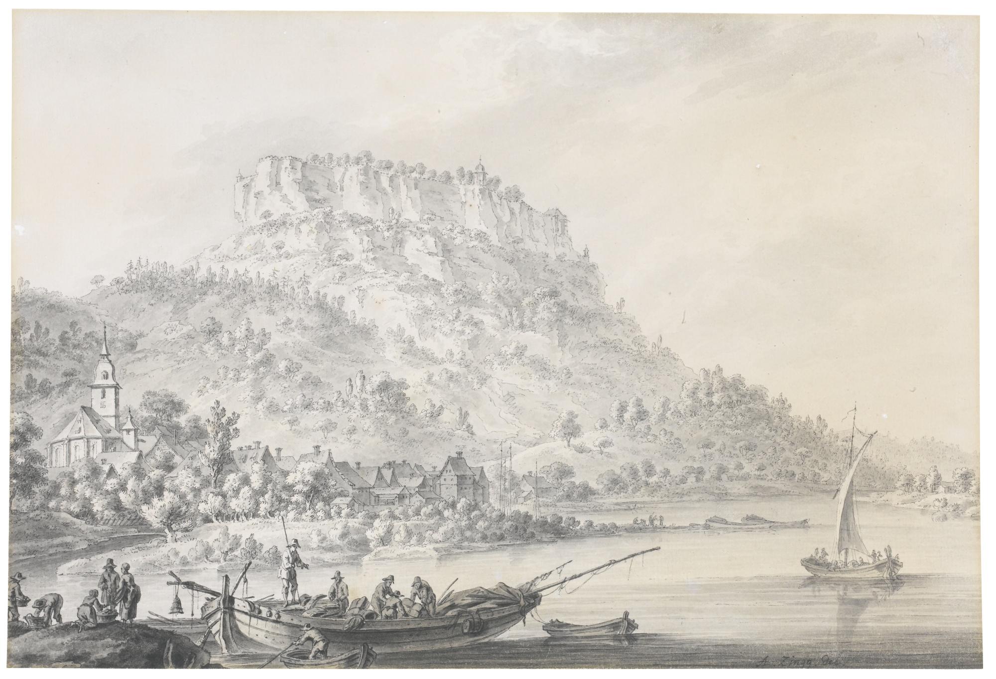 Adrian Zingg - View Of Lilienstein