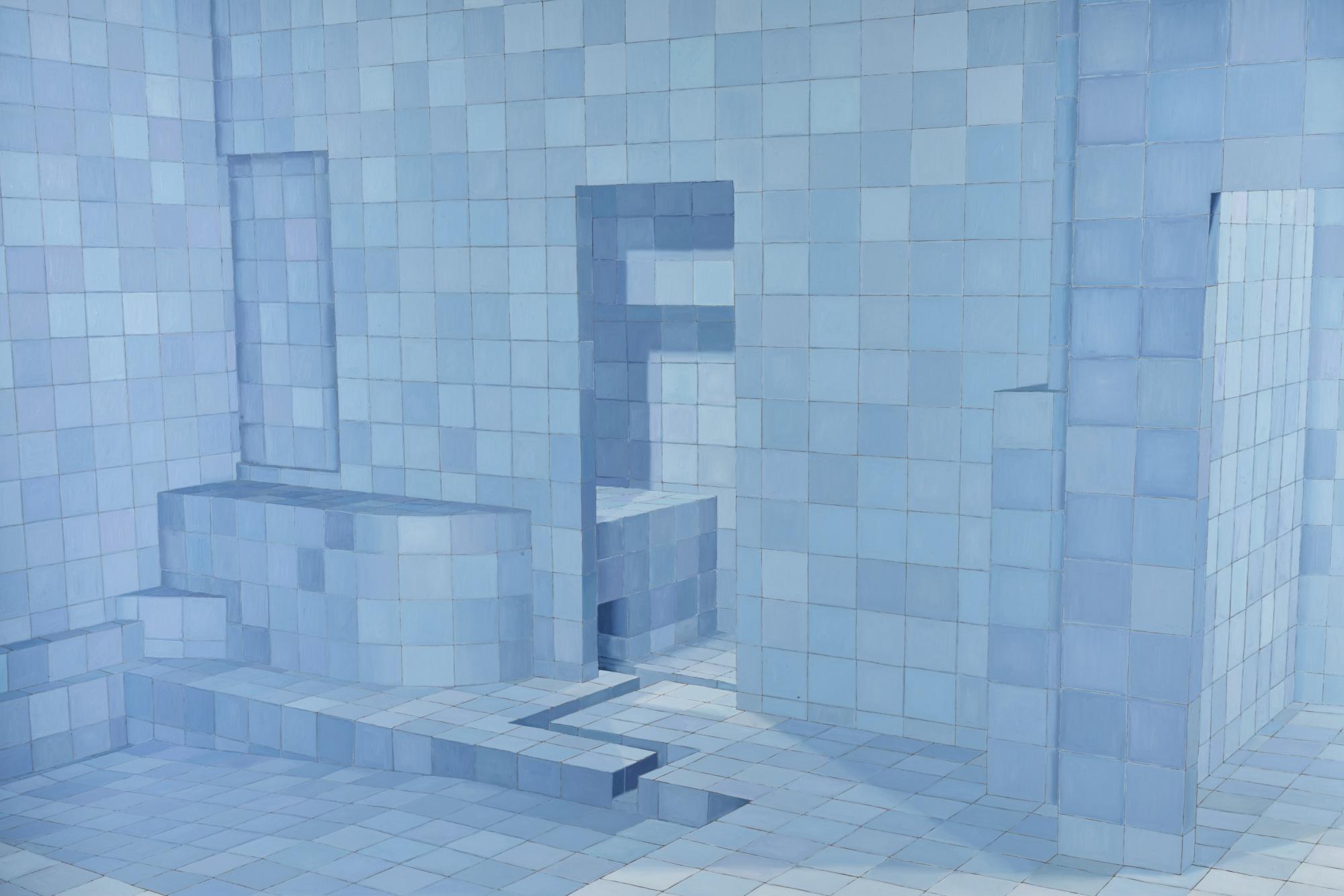 Adriana Varejão - Blue Sauna