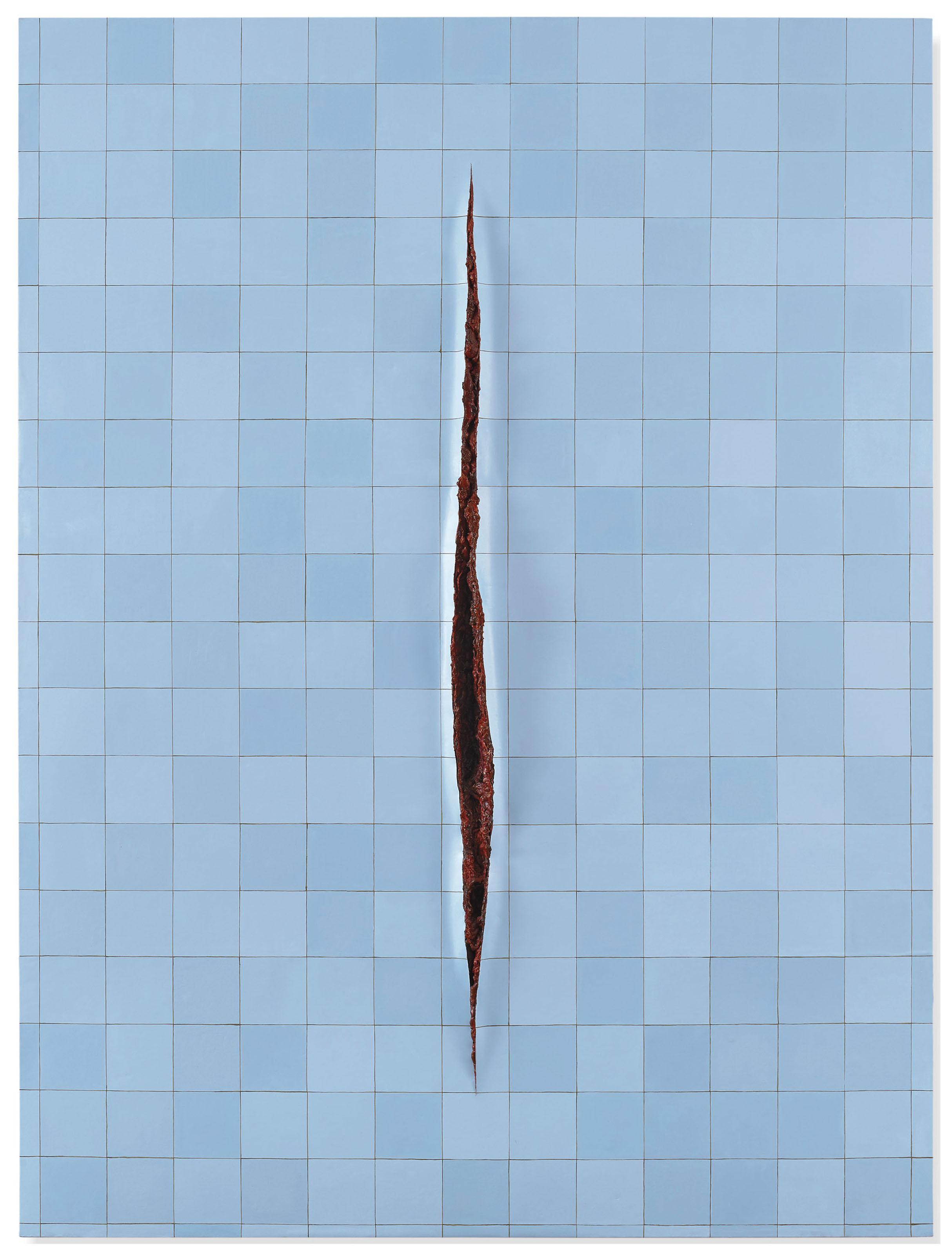 Adriana Varejão - Parede com Incisão a la Fontana 3 (Wall with incision à la Fontana 3)