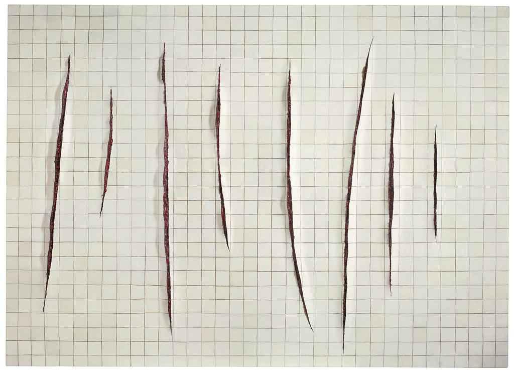 Adriana Varejão - Parede com Incisões a la Fontana II (Wall with Incisions a la Fontana II)