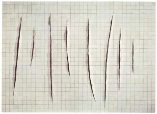 Adriana Varejão - Parede com Incisões a la Fontana II (Wall with Incisions a la Fontana II)