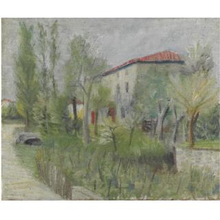 Adriano Spilimbergo - Paesaggio Con Villa