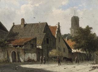 Adrianus Eversen - A Quiet Day In Town