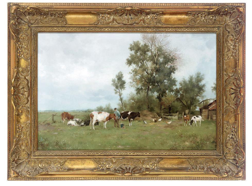 Adrianus Johannes Groenewegen - Milking time