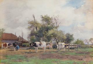 Adrianus Johannes Groenewegen - Milkingtime