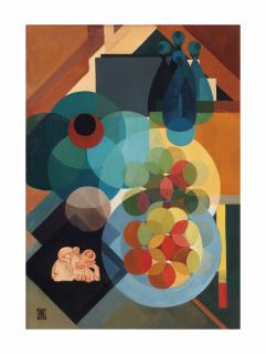 Adrianus Johannes Grootens - Cubist still life