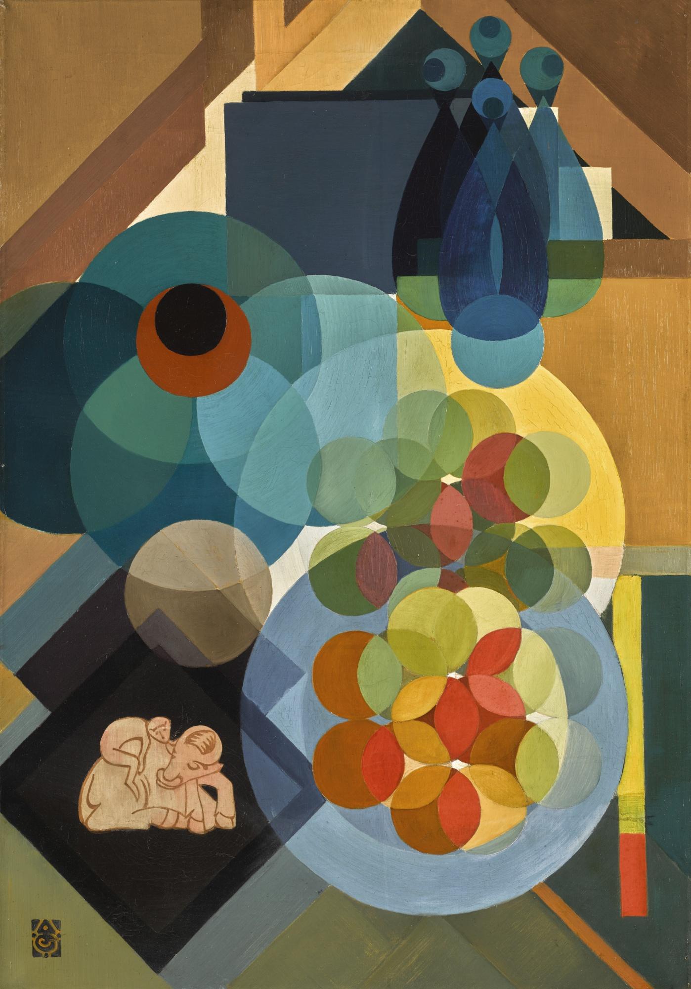 Adrianus Johannes Grootens - Kubistich Stilleven (Cubist Still Life)