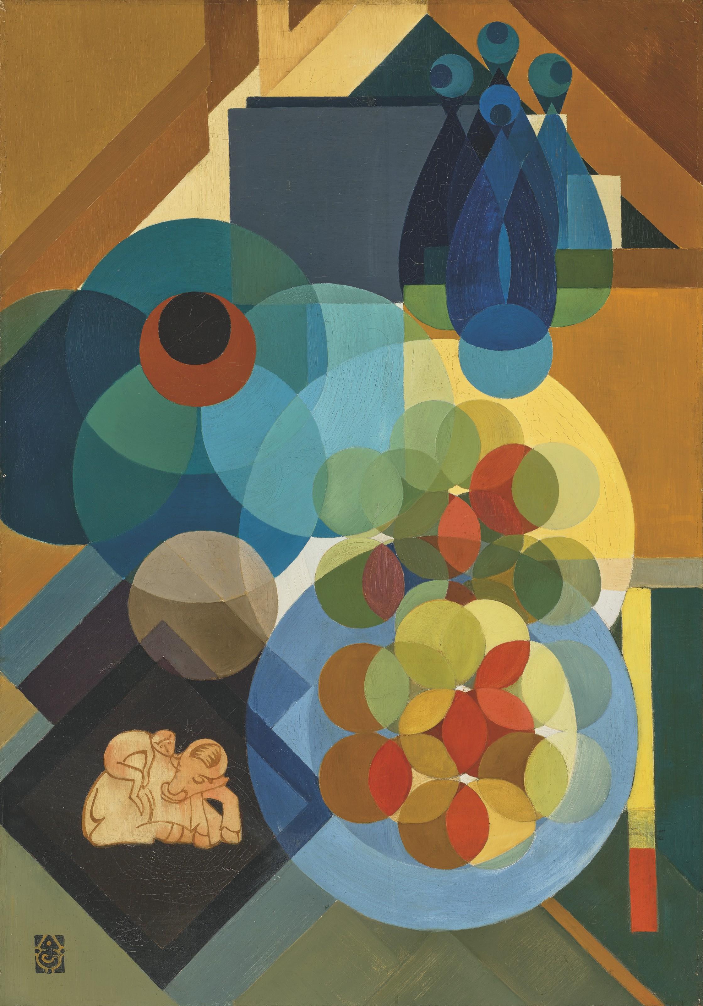 Adrianus Johannes Grootens - Kubistisch Stilleven