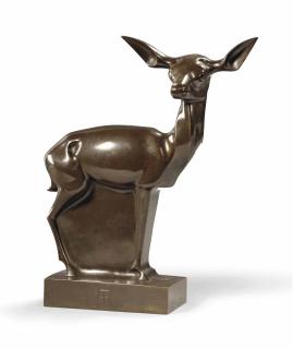 Adrianus Remiens - A Watchful Doe