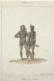 Adrien Aimé Taunay - Guham, 1819. Tamors des Carolines