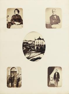 Adrien Constant-Delessert - Album Photographique, 1860The Album Contains 72 Photographs In Mainly Carte-De-Visite Format, 15 Salt Prints And 57 Albumen Prints. The Majority Are Portraits And Some Village Views. Original Binding.