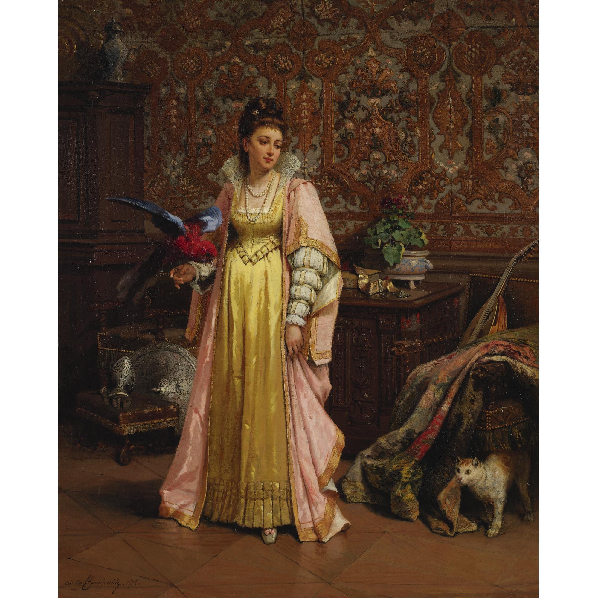 Adrien De Boucherville - Her Pet Parakeet