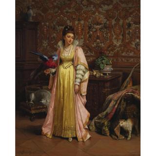 Adrien De Boucherville - Her Pet Parakeet