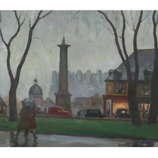 Adrien Hébert - Place Jacques Cartier