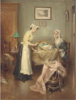 Adrien-Henri Tanoux - A Meeting With The Dressmaker