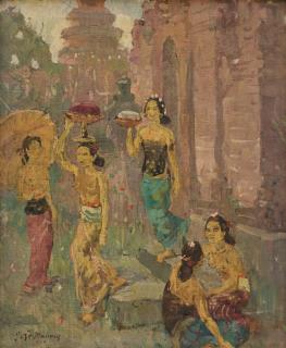 Adrien-Jean Le Mayeur De Merprès - Balinese Women