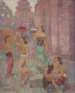 Adrien Jean Le Mayeur De Merpres - Balinese Women