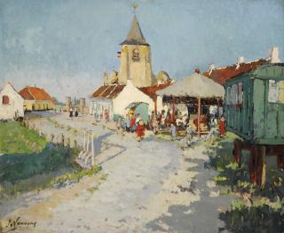 Adrien Jean Le Mayeur De Merprès - Kermesse (County Fair)