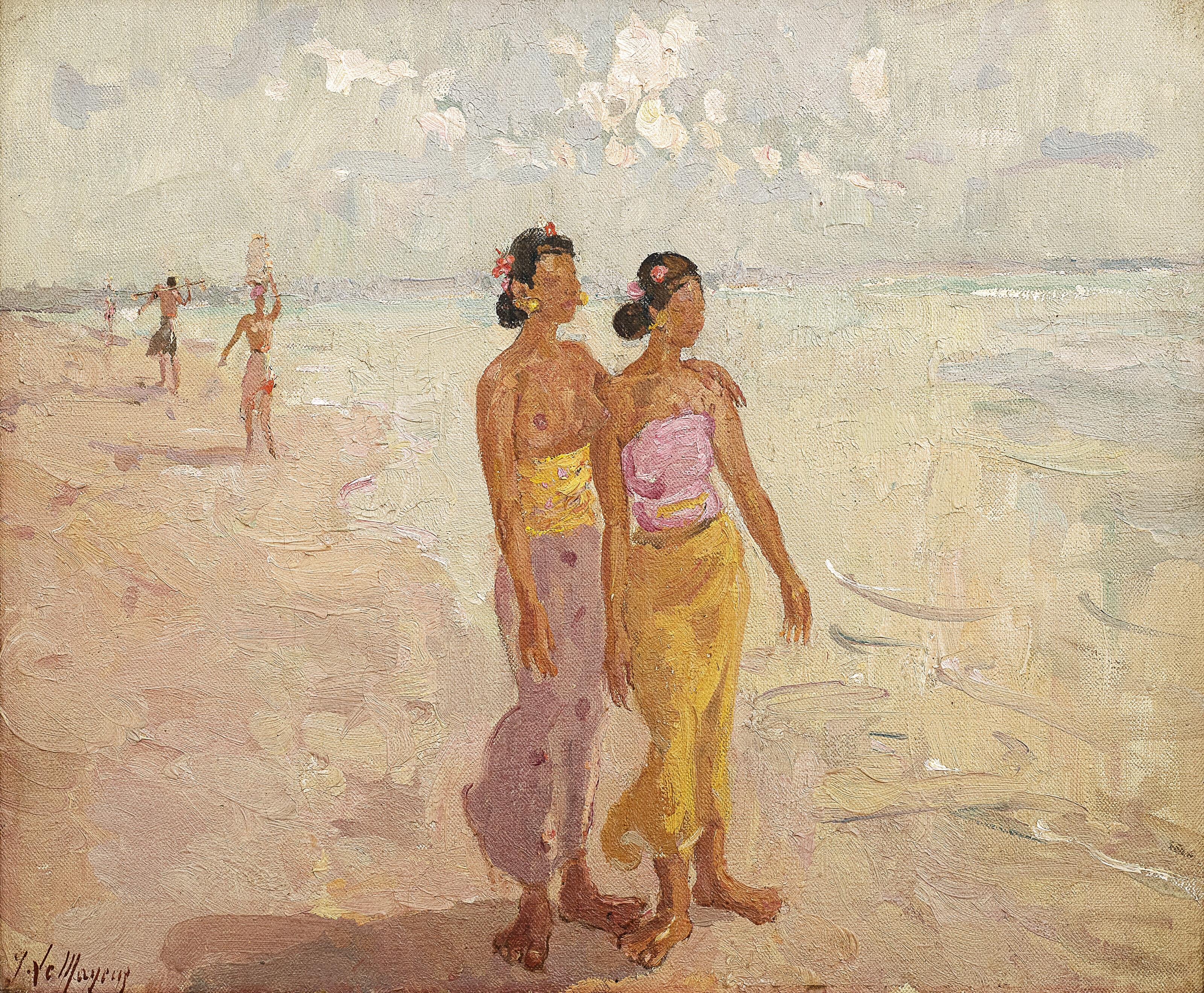 Adrien-Jean Le Mayeur De Merprès - Le long de la mer, N°9 (Along the Sea, No. 9)