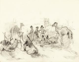 Adrien Jean Le Mayeur De Merprès - Making A Stop 