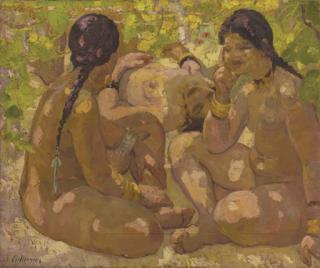 Adrien-Jean Le Mayeur De Merprès - Nudes Under Foliage