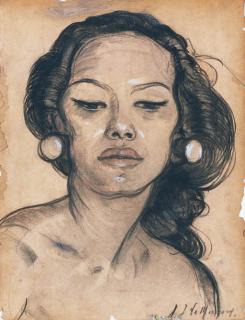 Adrien-Jean Le Mayeur De Merprès - Portrait of Ni Pollok