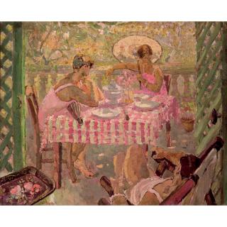 Adrien Jean Le Mayeur De Merprès - Sur La Terrasse (On The Terrace)