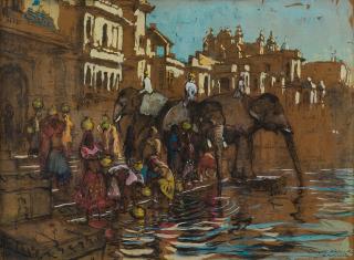 Adrien Jean Le Mayeur de Merprès - Udaipur, India