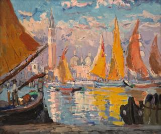 Adrien-Jean Le Mayeur De Merprès - View Of Venice