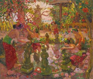 Adrien Jean Le Mayeur De Merprès - Women By The Pond