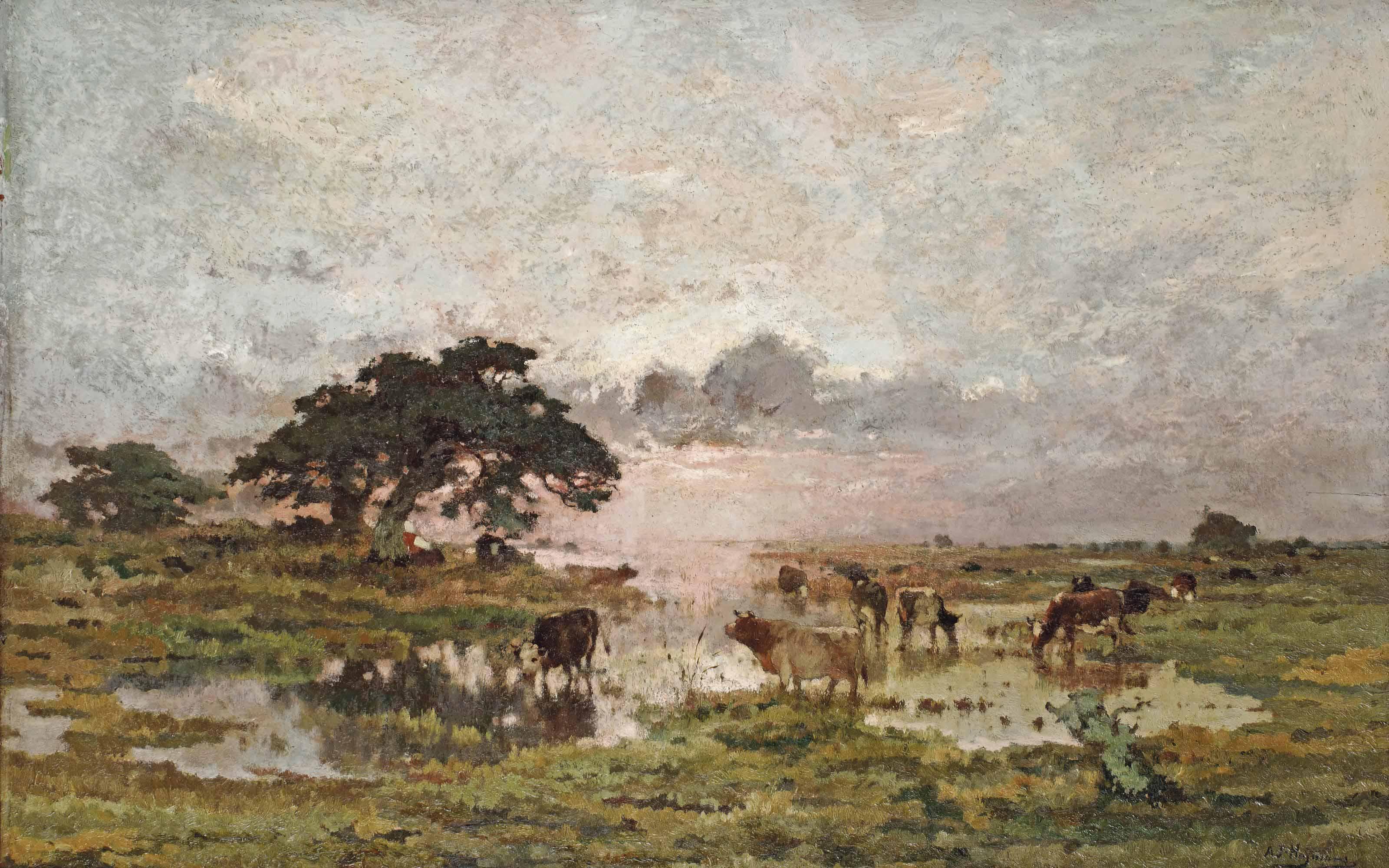 Adrien Joseph Heymans - Marais En Campine