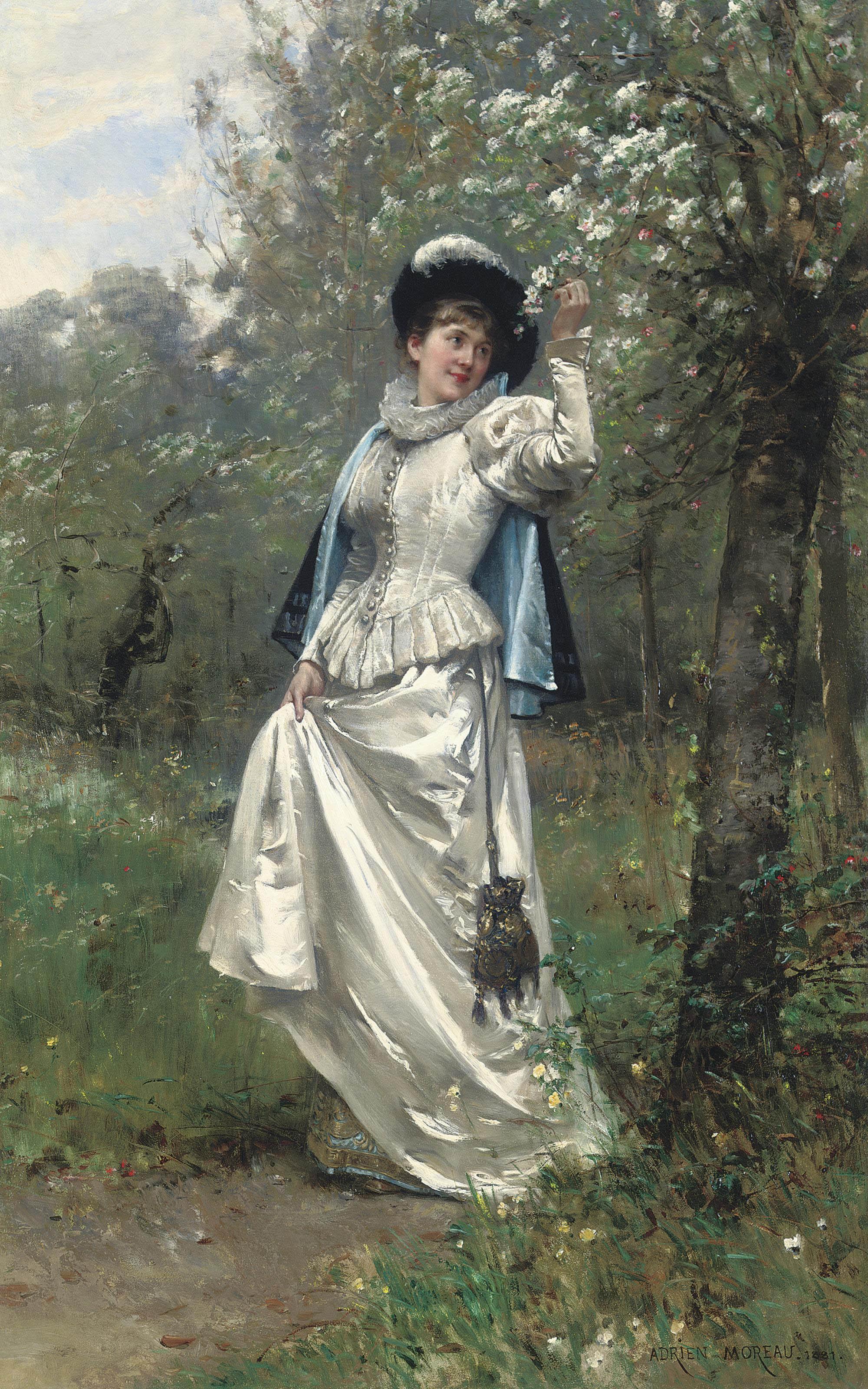 Adrien Moreau - Beneath the cherry blossom