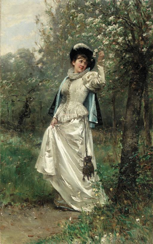 Adrien Moreau - Beneath the cherry blossoms
