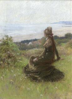 Adrien Moreau - Sur la falaise
