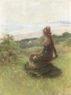 Adrien Moreau - Sur la falaise