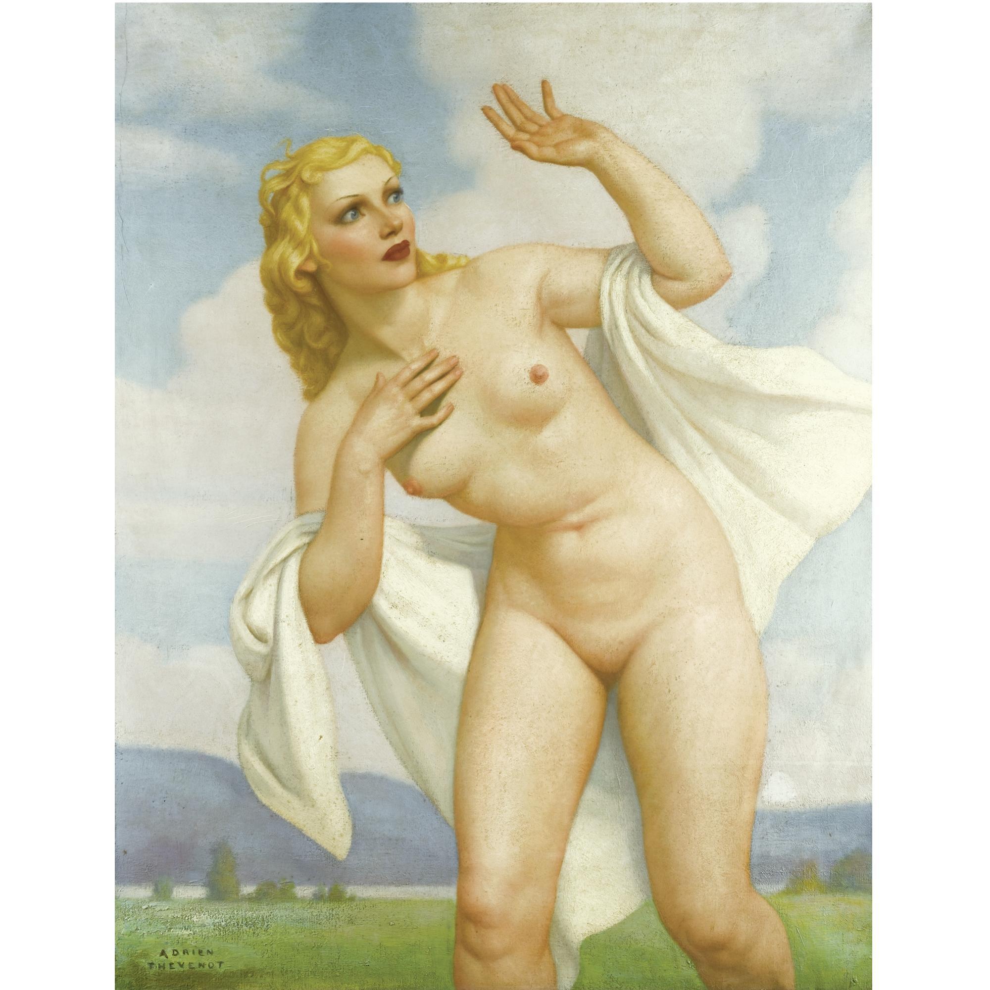 Adrien Thevenot - French Nu En Paysage